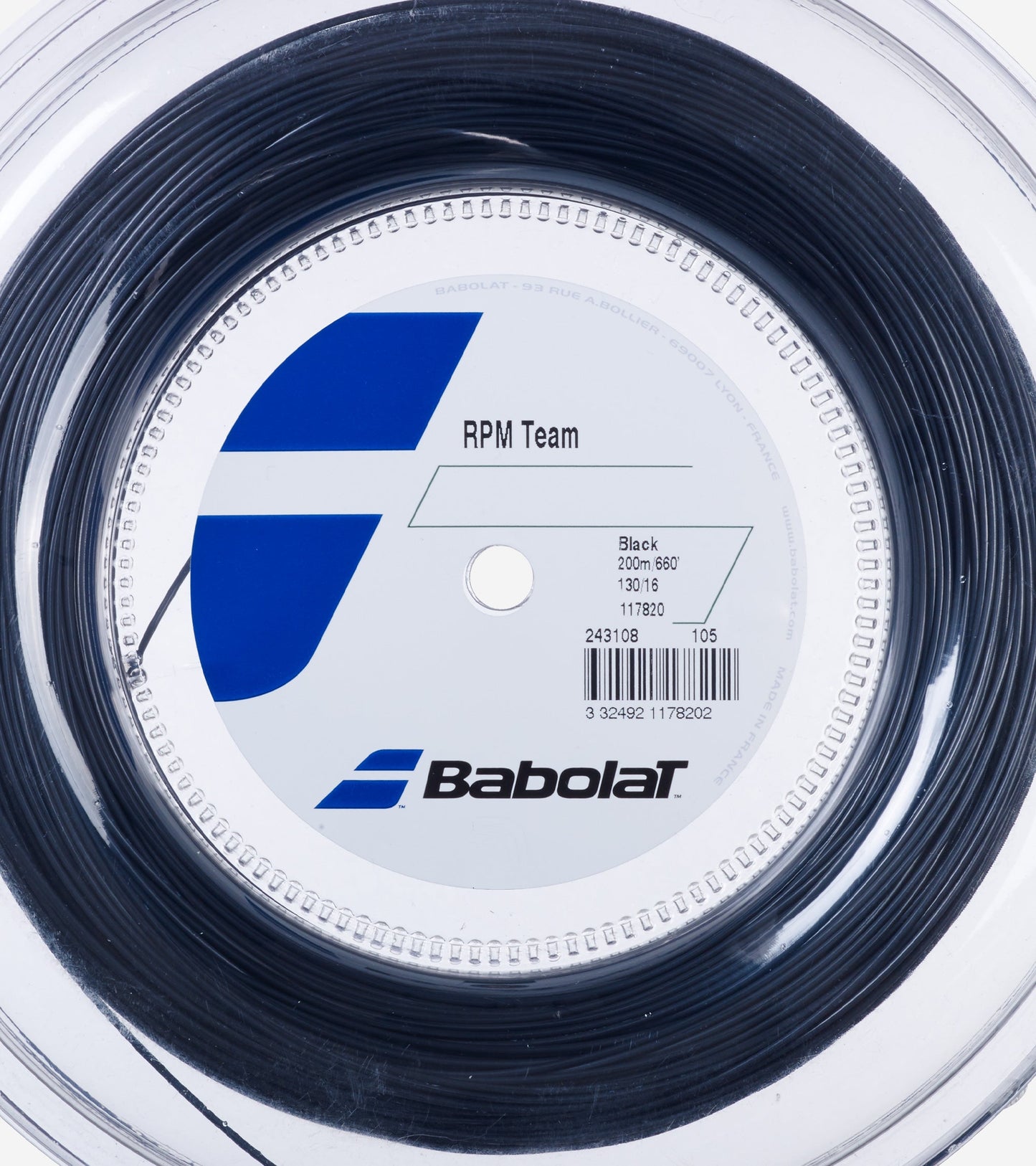 Струни для тенісної ракетки BABOLAT RPM TEAM 200M бабіна 200м