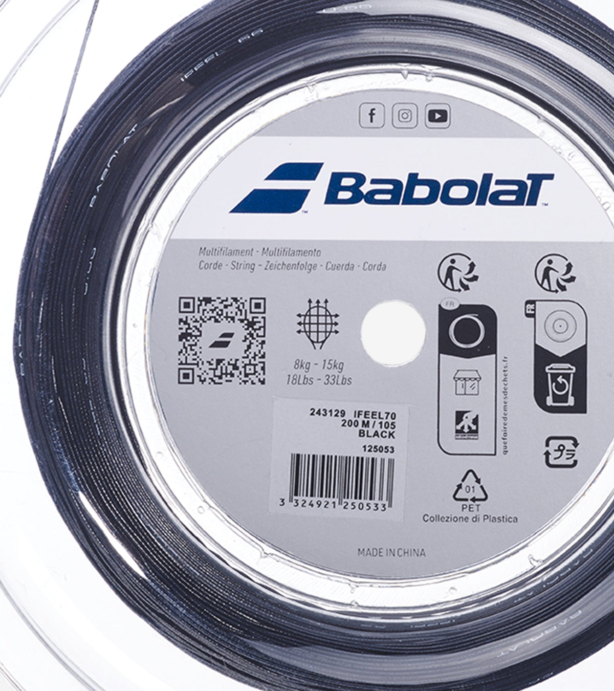 Струни бадмінтонні BABOLAT IFEEL 70 200M