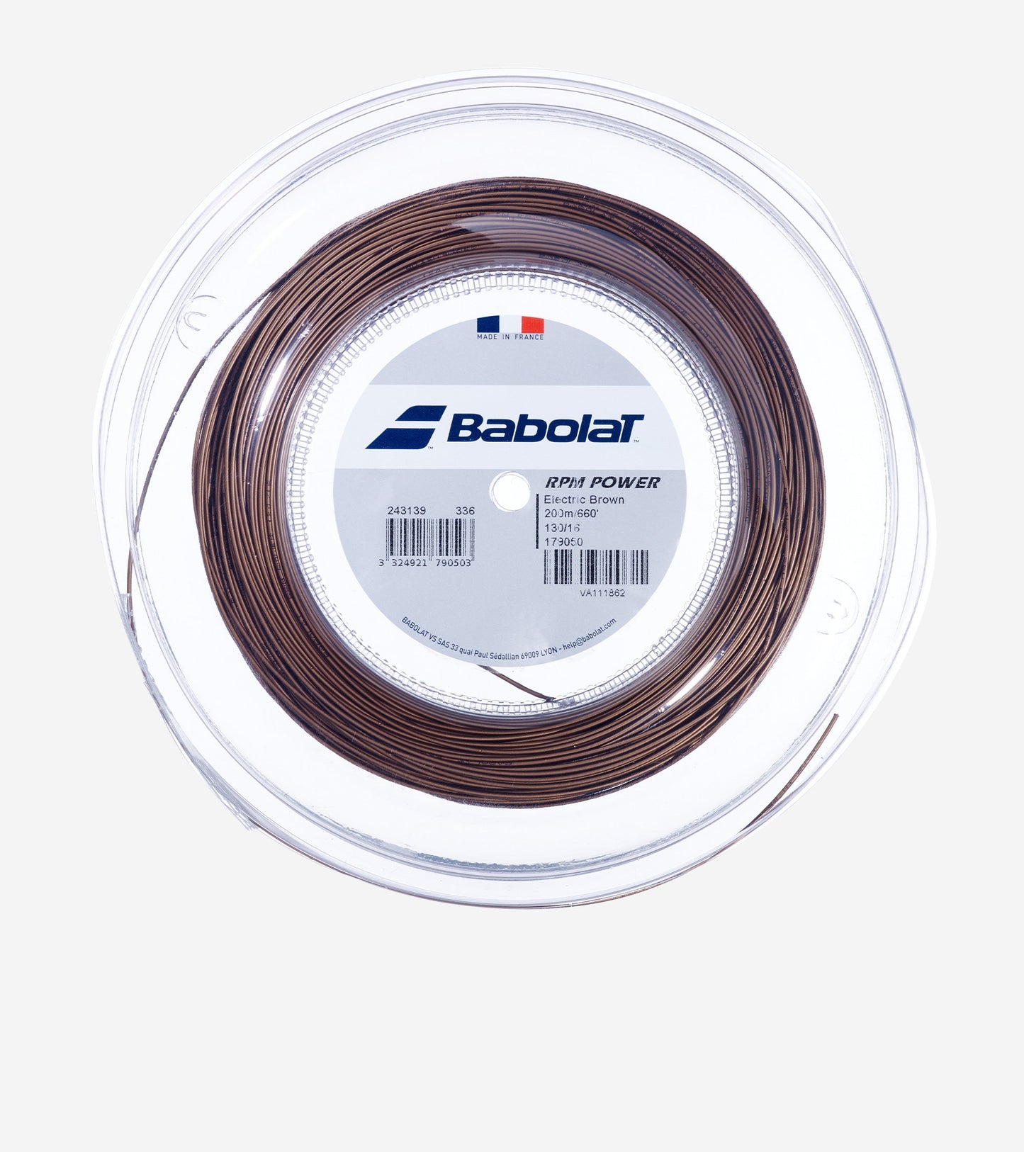 Струни для тенісної ракетки BABOLAT RPM POWER 200M бабіна 200м