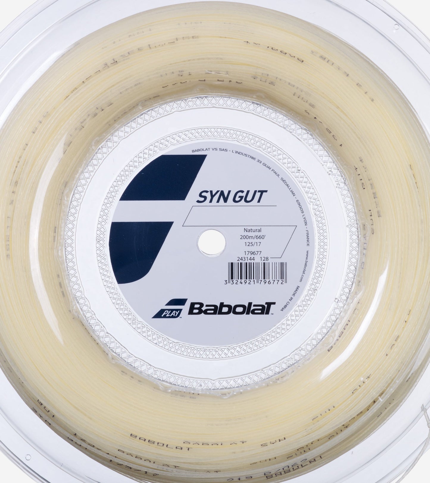 Струни для тенісної ракетки BABOLAT SYN GUT 200M бабіна 200м