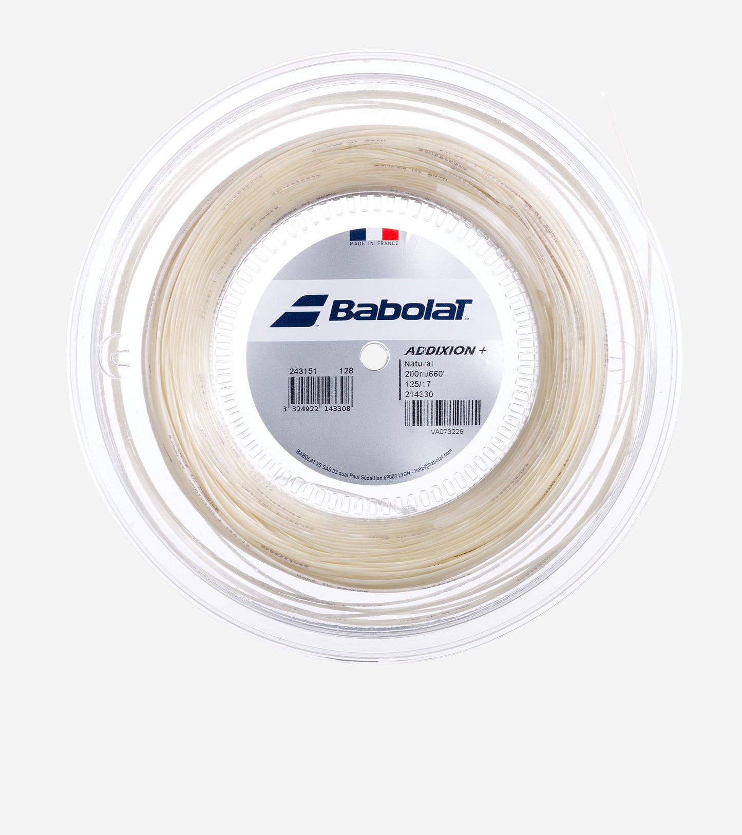 Струни для тенісної ракетки BABOLAT ADDIXION+ 200M бабіна 200м