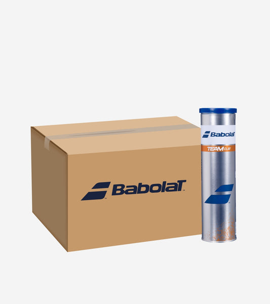 Ящик тенісних м’ячів BABOLAT TEAM CLAY X4 (18 банок по 4 м’ячі)
