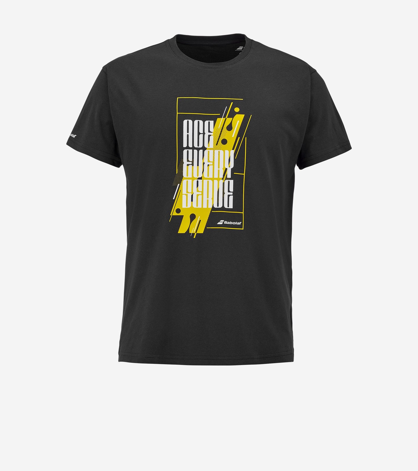 Чоловіча футболка для тенісу BABOLAT EXERCISE MESSAGE TEE MEN