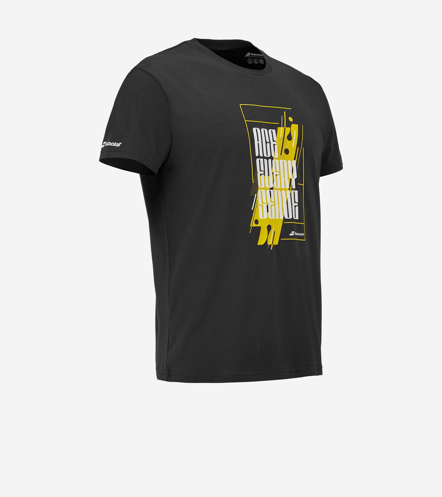 Чоловіча футболка для тенісу BABOLAT EXERCISE MESSAGE TEE MEN