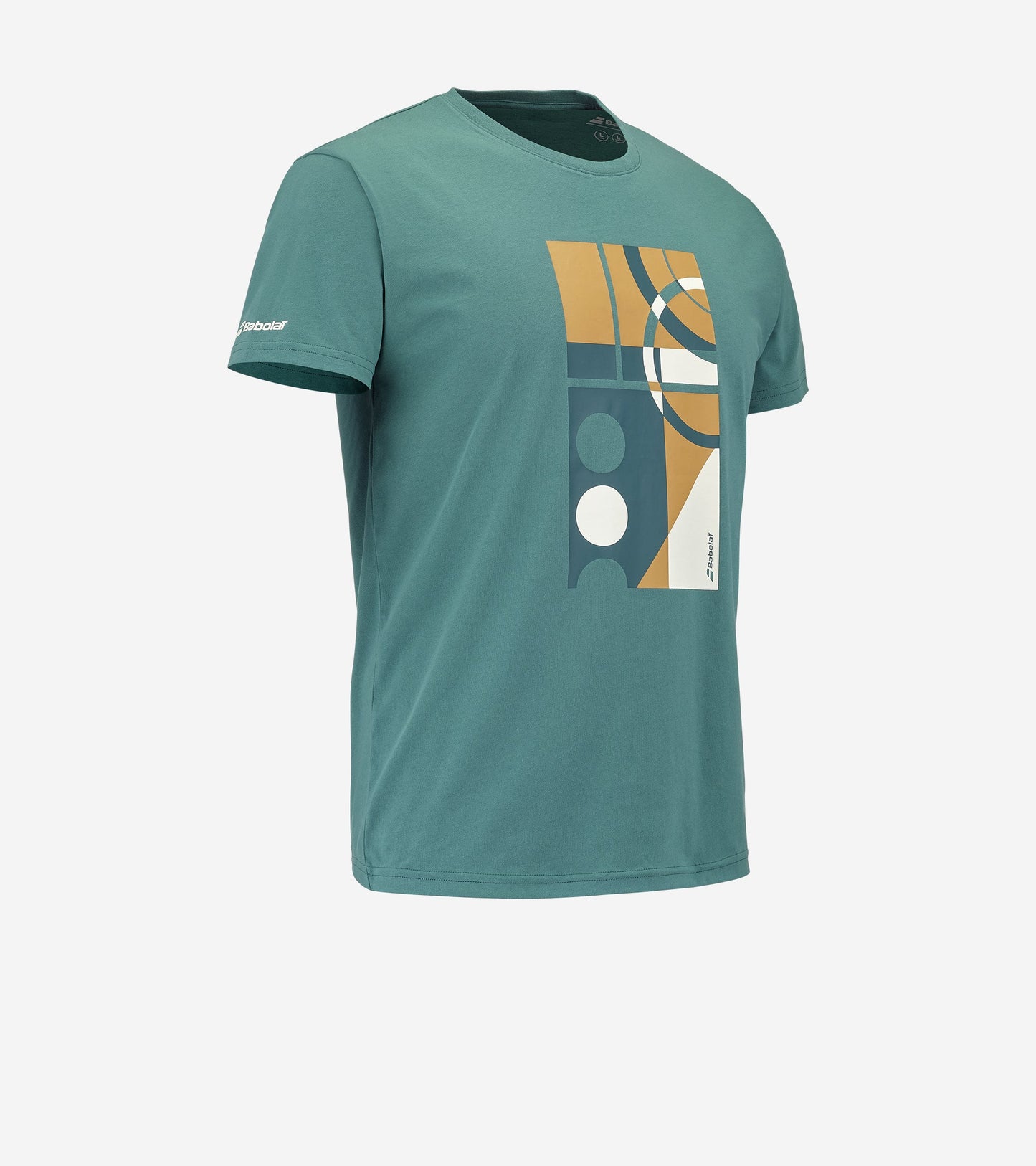 Чоловіча футболка для тенісу BABOLAT EXERCISE MESSAGE TEE MEN