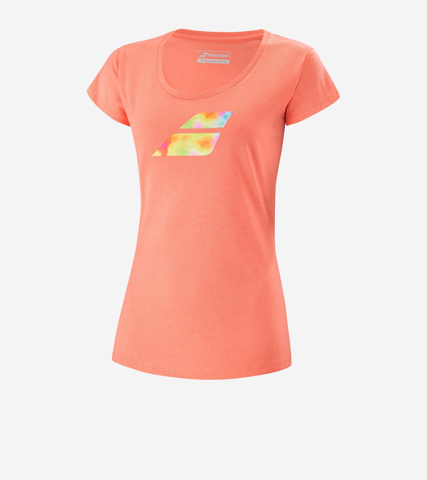 Жіноча футболка для тенісу BABOLAT EXERCISE BIG FLAG TEE WOMEN