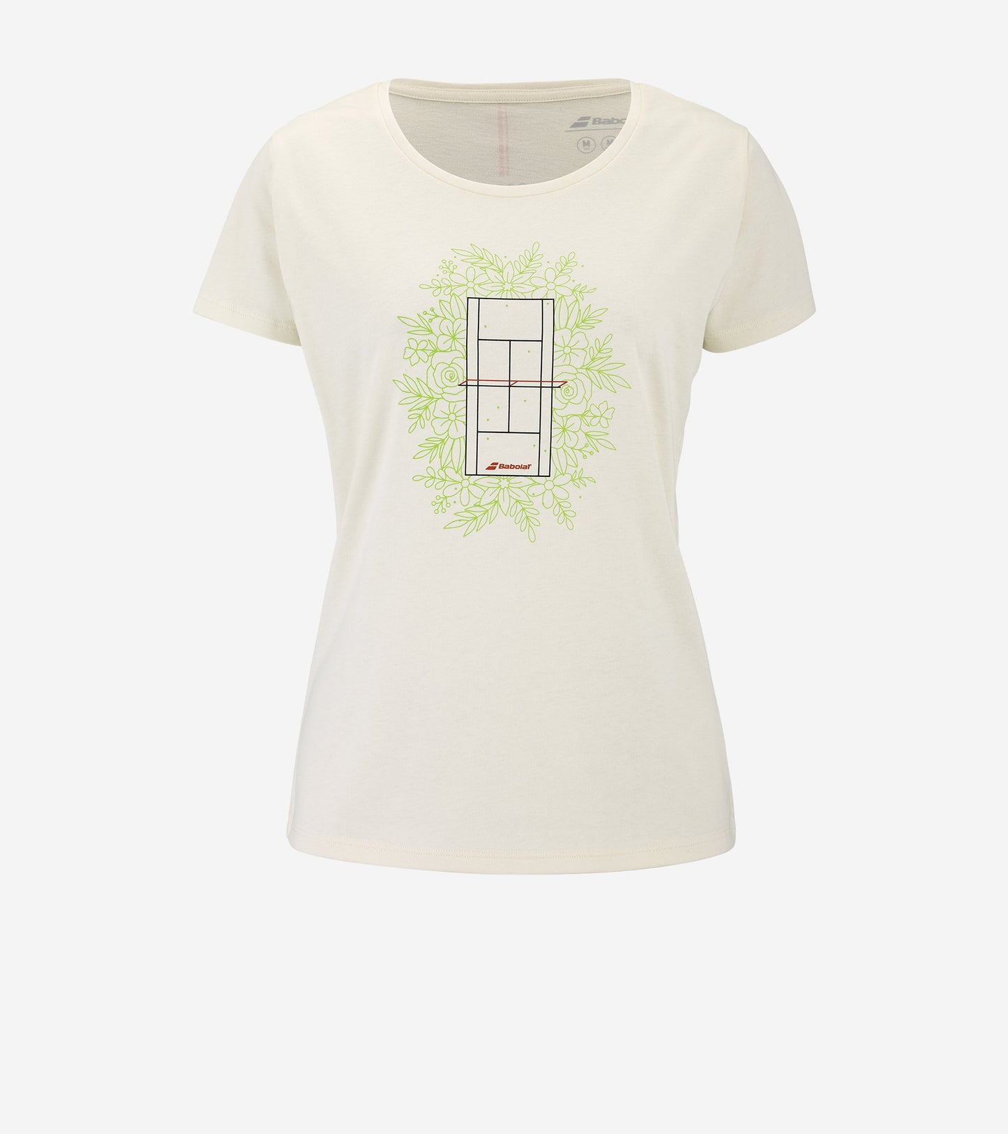 Жіноча футболка для тенісу BABOLAT EXERCISE MESSAGE TEE WOMEN