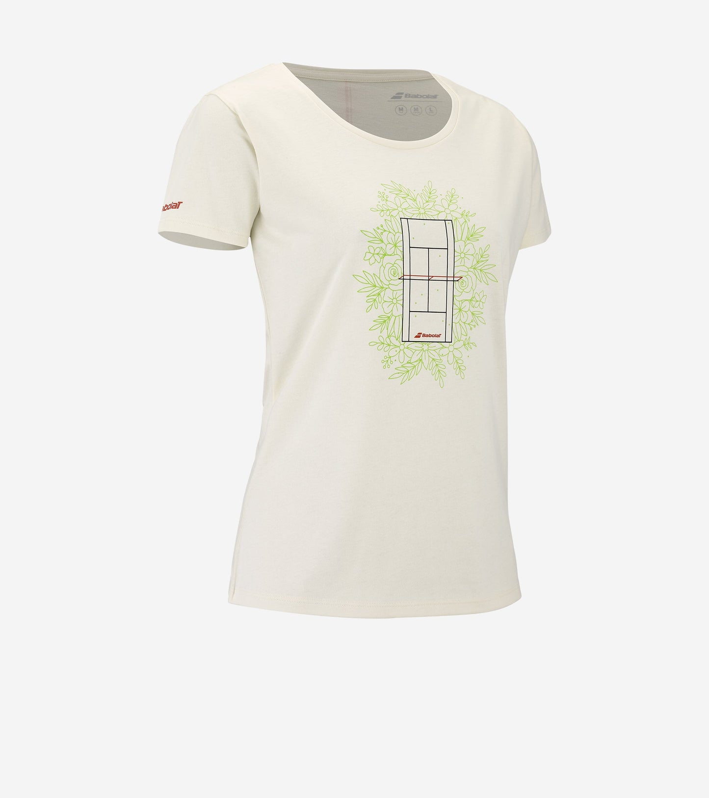 Жіноча футболка для тенісу BABOLAT EXERCISE MESSAGE TEE WOMEN