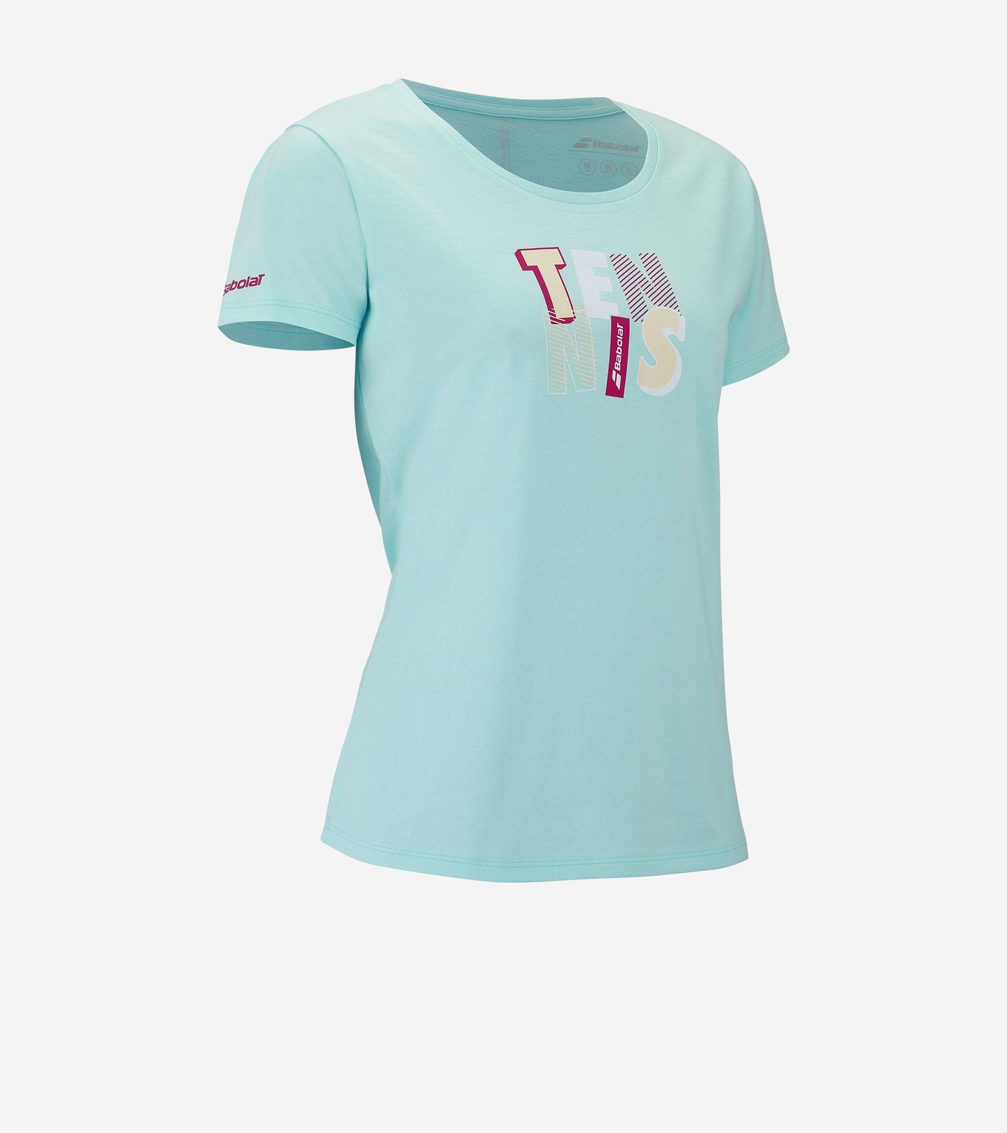 Жіноча футболка для тенісу BABOLAT EXERCISE MESSAGE TEE WOMEN