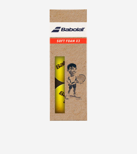 Тенісні м'ячі BABOLAT SOFT FOAM X3 (Упаковка 3 м’ячі)