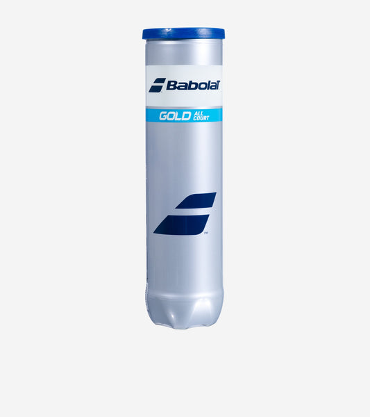 Тенісні м'ячі BABOLAT GOLD ALL COURT X4 (банка 4 м’ячі)