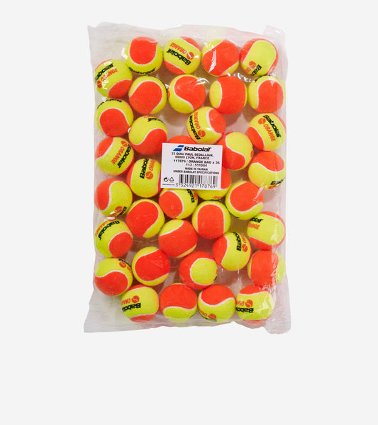 Тенісні м'ячі BABOLAT ORANGE BAG X36 (Упаковка 36 м’ячів)