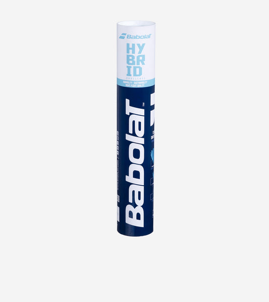 Волани перові/пластикові для бадмінтону BABOLAT HYBRID SHUTTLECOCK