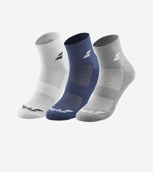 Шкарпетки тенісні BABOLAT QUARTER 3 PAIRS PACK