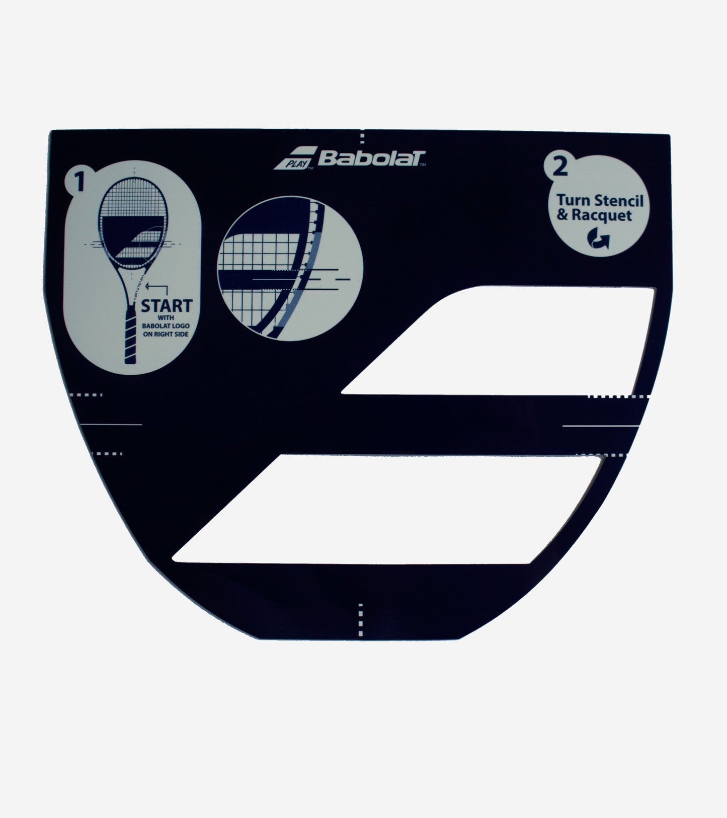 Трафарет для струн тенісної ракетки BABOLAT STENCIL LOGO TENNIS