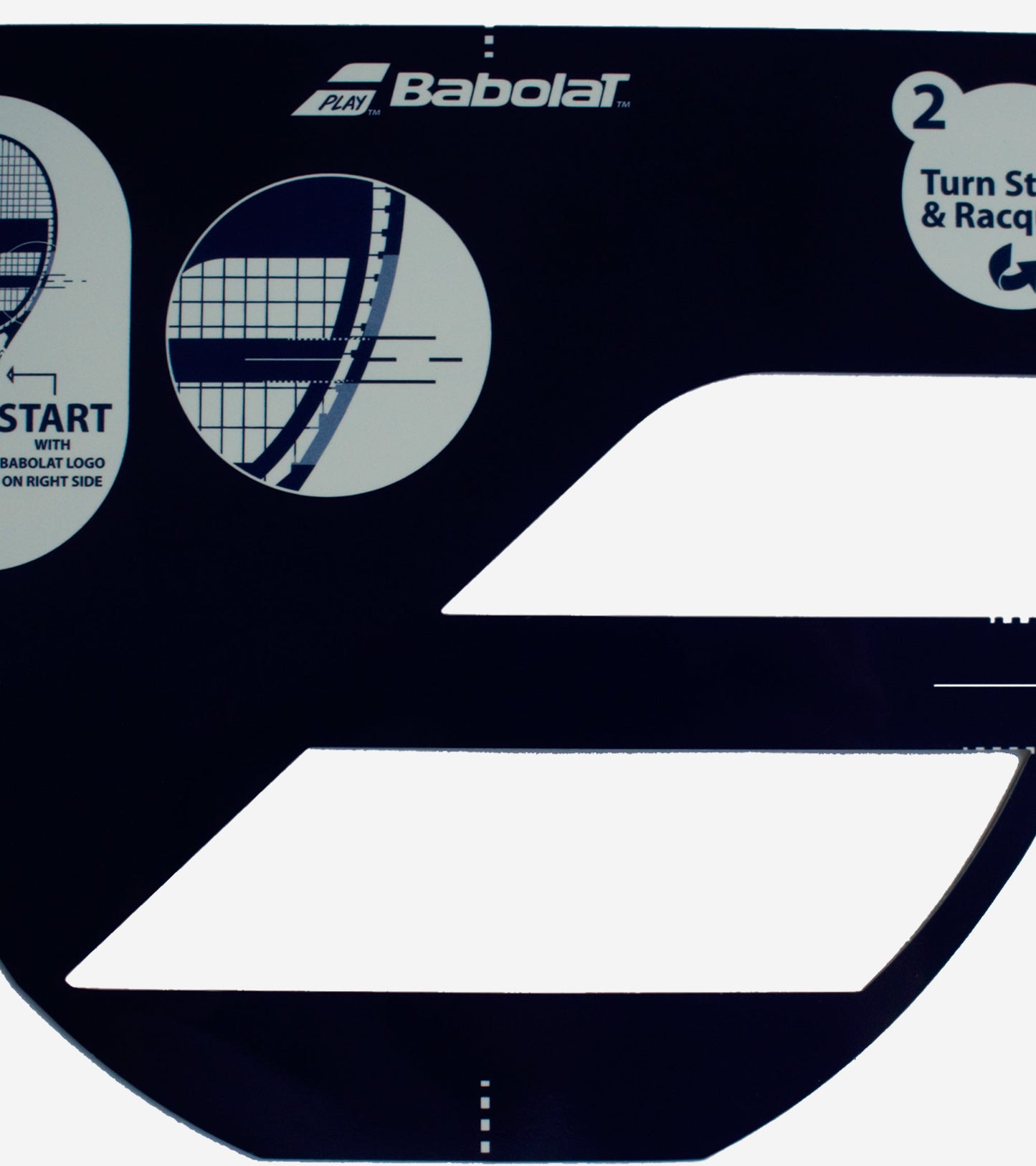 Трафарет для струн тенісної ракетки BABOLAT STENCIL LOGO TENNIS