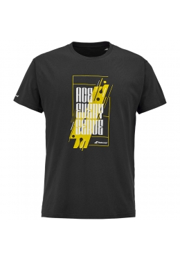 Футболка для тенісу чоловіча Babolat EXERCISE MESSAGE TEE MEN