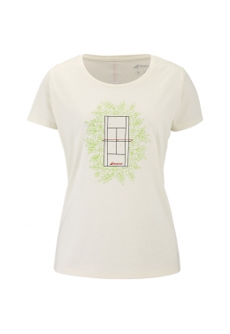 Футболка для тенісу жіноча Babolat EXERCISE MESSAGE TEE WOMEN