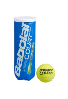 М'ячі для падел-тенісу Babolat COURT PADEL X3 (Банка,3 штуки)