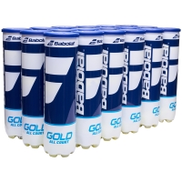 Мячи теннисные Babolat GOLD ALL COURT X4 (Ящик 18 банок) 502085/113Y