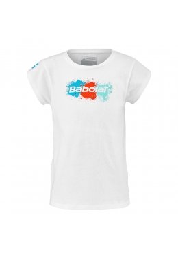Футболка для тенісу дитяча Babolat EXERCISE COTTON TEE GIRL