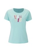 Футболка для тенісу жіноча Babolat EXERCISE MESSAGE TEE WOMEN 4WS26445/4144