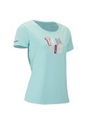 Футболка для тенісу жіноча Babolat EXERCISE MESSAGE TEE WOMEN 4WS26445/4144