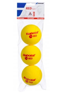 Тенісні м'ячі Babolat RED FOAM X3 (Банка,3 штуки)