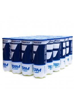 Тенісні м'ячі Babolat TEAM ALL COURT X3 (Ящик 24 банки)