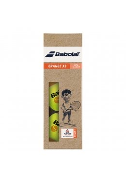 Тенісні м'ячі Babolat ORANGE X3 (x24) (Банка,3 штуки)