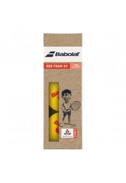 Тенісні м'ячі Babolat RED FOAM X3 (Банка,3 штуки)