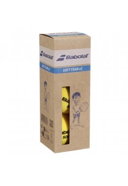 Тенісні м'ячі Babolat SOFT FOAM X3 (x24) (Банка,3 штуки)