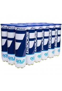 Тенісні м'ячі Babolat GOLD ALL COURT X4 (Ящик 18 банок)