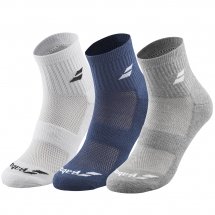 Носки теннисные Babolat QUARTER 3 PAIRS PACK (Упаковка,3 пары) 5UB1401/1033