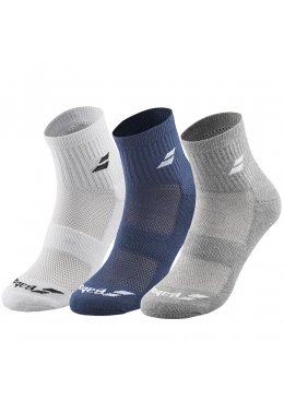 Шкарпетки тенісні Babolat QUARTER 3 PAIRS PACK (Пакунок,3 пари)